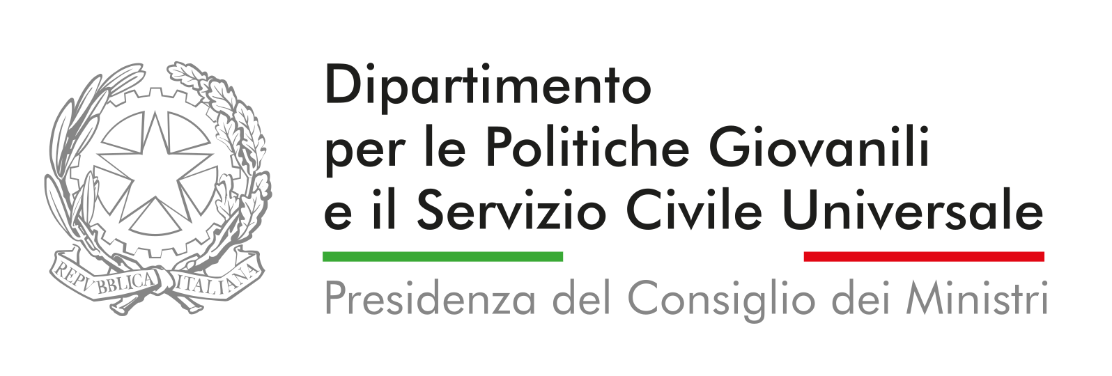 Logo Dipartimento per le Politiche Giovanili e il Servizio Civile Universale